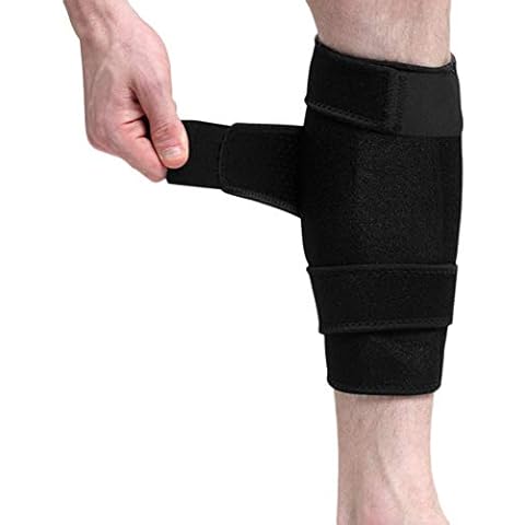 Atmungsaktiv Beinschützer Schienbeinschoner mit Klettverschluss Schienbeinschutz gegen Beinschmerzen Compression Leg Cover