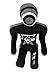 PGS Grappling Dummy for Wrestling Brazilian Jiu Jitus MMA Punching Bag Judo Karate Practice Martial Arts Training Boxing Self Defense Dummy – UNFILLED (Black Grey, 6FT (70 Inches))