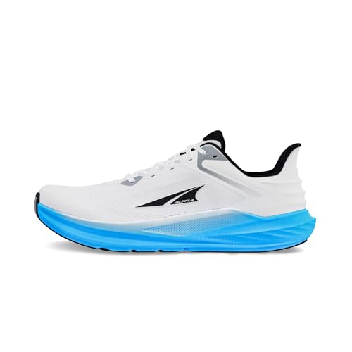 ALTRA Men's Torin 8 Road Running Shoe, White/Blue, 12