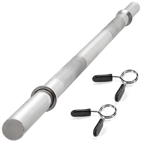 MAXXIVA® Langhantelstange - 120/140/160/180 cm, 30mm, bis 300kg, Stahl,...