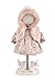 Produktbild Llorens 1025908 Puppenkleidung für 35 cm Puppen, Kleider-Set Romantik mit Blümchen-Kleid und kuschliger Kapuzen-Weste, Puppenoutfit, Puppenzubehör