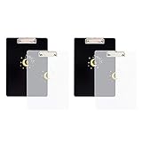 【Tamaño】: El tamaño del portapapeles es 31.5 x 22.5cm / 12.4 x 8.86 pulgadas, puede acomodar papel de tamaño carta estándar A4. Proteja sus documentos importantes para que no se desorganicen, se vuelen o se extravíen manteniéndolos seguros en este portapapeles de oficina. El fuerte clip de metal sujeta firmemente cien hojas.