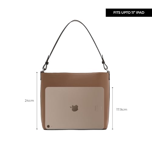 Image of Miraggio Mimi Hobo Bag | Women Shoulder Bag For Casual Day Look & Travel | Fits 11 Inch iPad | Gift Items For Women | Solid Hobo Bags