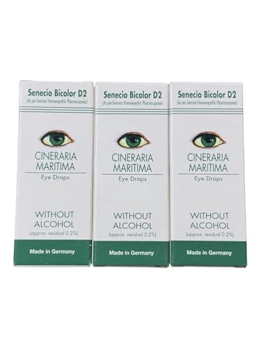 Dr. Cineraria maritima 10ml made in Germany Alcohol free Pack of (3)