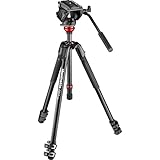 De alta calidad Manfrotto MVK500190XV Nitrotech N12 - Cabezal de vídeo para trípode, MS, MVKN12TWINMC (w/CF Twin Leg Tripod MS 100/75 mm)