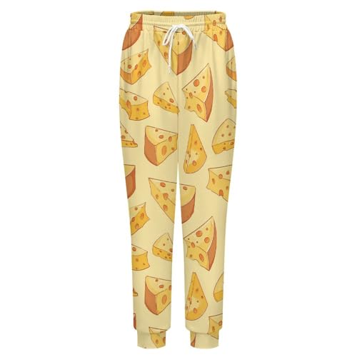Cheese Slices Funny Men's Sweatpants Casual Soft Running Joggers Yoga Pant Lounge Wear4