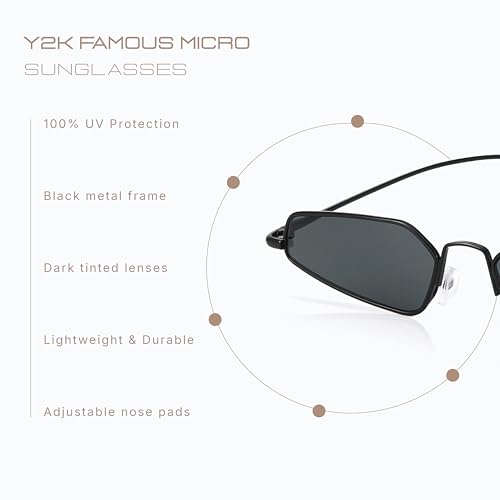 Image of Salty Alpha Designer Metal Sunglasses For Men stylish | Carry Pouch Included | UV Protection Fashion Goggles for Women Durable | Gift for Man & Woman | Gift for Diwali, Christmas, Marriage, Birthday