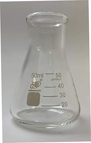 SEOH Erlenmeyer Flask 50ML Borosilicate Glass Pack of 12 - Thumbnail 2