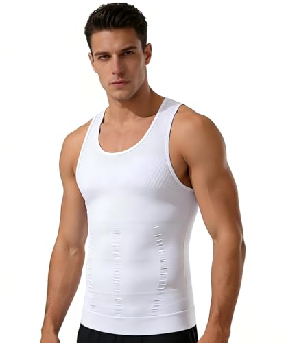 Casey Kevin Chaleco Reductor Hombre Adelgazar Slim Body Shaper Camiseta Interior Sin Mangas