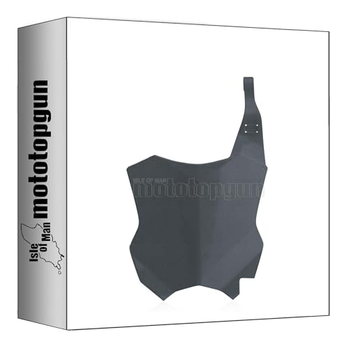 Puerta del número delantero gris metalizado Acerbis para moto Kawasaki KX 450 4T