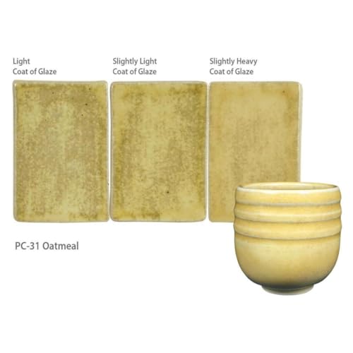 AMACO Potter's Choice Lead-Free Glaze, 1 pt, Oatmeal PC-31