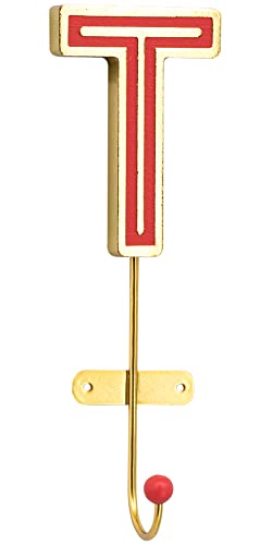 COLLECTIVE HOME Monogram Wall Hook T