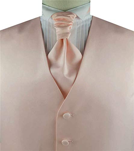 Men's Solid Plain Dress Waistcoat Set for Wedding2
