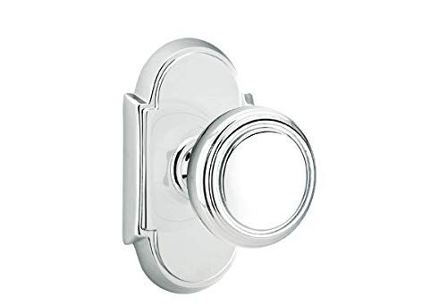 Bouton Norwich Emtek chromé pour sublimer les portes de dressing