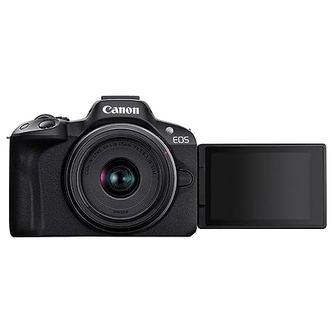 Canon EOS R50 Mirrorless Camera with Lenses Cover