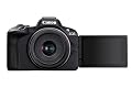 Canon EOS R50 Appareil Photo Hybride + Objectif RF-S 18-45mm is STM - Appareil Photo numérique avec autofocus + détection de scène et des Visages, Animaux véhicules Vidéo 4k, 15 Images par Sec - Noir