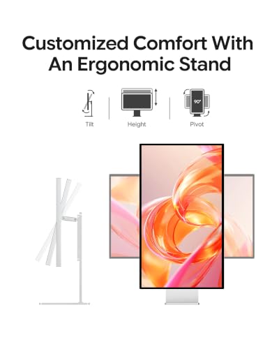 Image of P24U 24 inch 4K Monitor, IPS Glossy Panel (Minimalist with Stand)