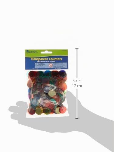 Objets à compter transparents 6 couleurs pour jeux de tri 5 ans et plus - 3