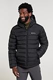 Mountain Warehouse Seasons Mens Fur-Lined Padded Jacket - Microfibre insulation & Faux Fur Puffer Coat with Side Pockets - Best for Autumn, Winter, Outdoors Black XL - Image 9