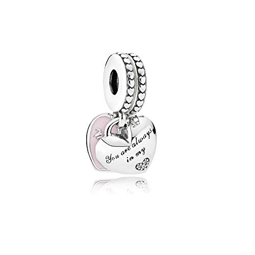 Charm de corazón rosa como regalo de cumpleaños ideal para mejores amigas y hermanas