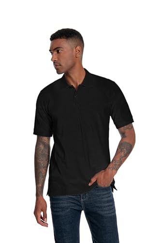 Camiseta polo para hombre Nutria, manga corta, 100 % algodón piqué, transpirable, cuello clásico, para golf, tenis y uso casual miniatura 1