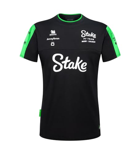 CMC Motorsports Stake F1 Kick Sauber 2024 Women's Team T-Shirt, Black, L