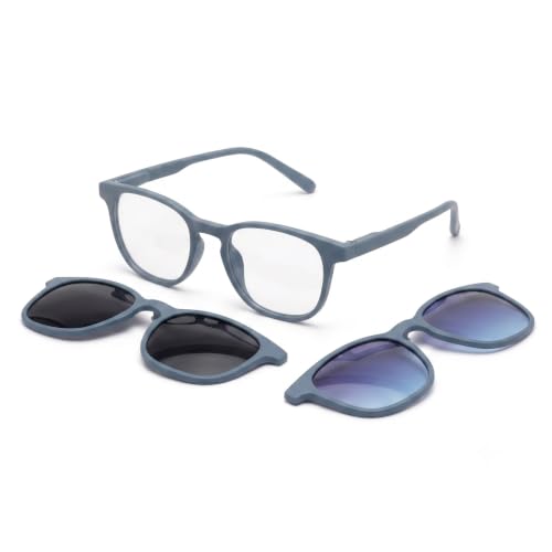 Image of 3-in-1 Magnetic Clip On Sunglasses for Men & Women