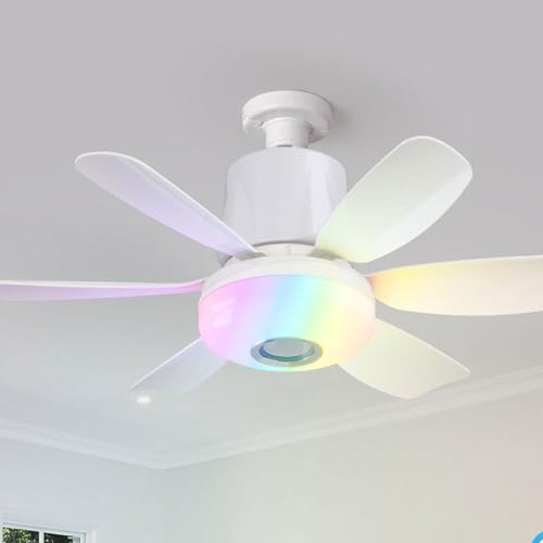Ventilateur de plafond ampoule électrique avec haut-parleur musical - 8