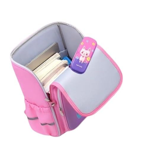 Image of Prancing Unicorn Children's Schoolbags Primary School Girls Boys Students Cartoon Unicorn Backpack Double Shoulder Bag For Girls Kids 6-7-8-9-10-12 Years Old Water-Resistant