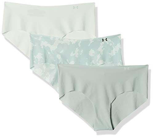 Image of Under Armour Women's Deprecated-3-pack Pure Stretch No Show Hipster Underwear, All-day Comfort Fit & Ultra-soft