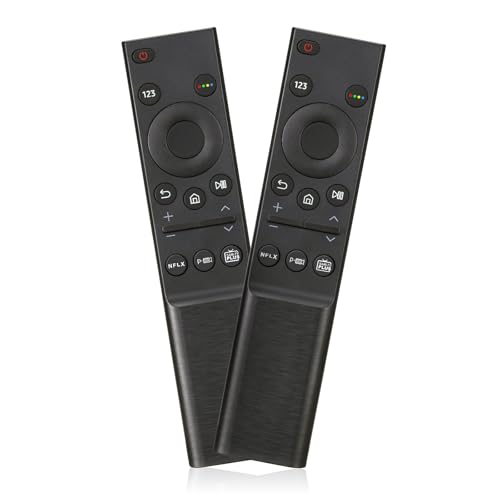 Universal Fernbedienung für Samsung Smart TV, BN59-01358B Ersatz-Fernbedienung für Samsung QLED UHD SUHD HDR LCD LED HDTV Frame Curved 4K 8K 3D Smart TV,2 Stück
