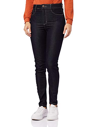 Calça Legging Cinta Push Up Super Lipo, Feminino, Sawary Jeans, Indigo, 42