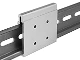 Delock 65992 Aluminium Montageclip für Hutschiene