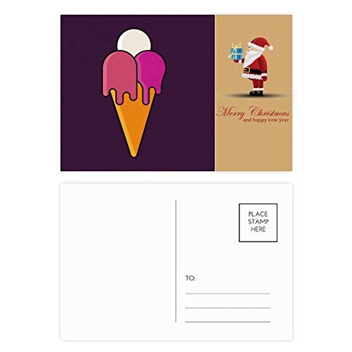 Cartes de remerciement cônes de glace - Finies les pages blanches grâce au lot de 20 cartes