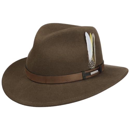 Chapeau Traveller VitaFelt Stetson pliable pour homme contre la pluie et le vent