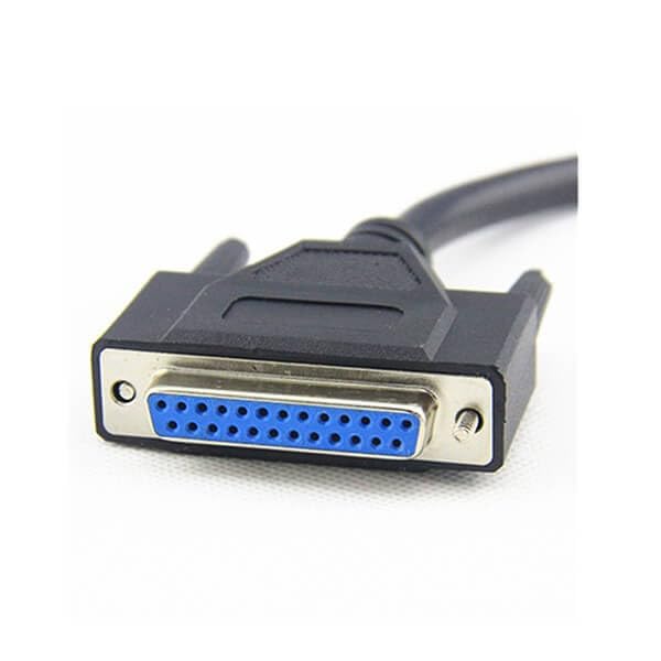DB25 25 pin Male to Female Connector Printer Data Cable 1.5Meter