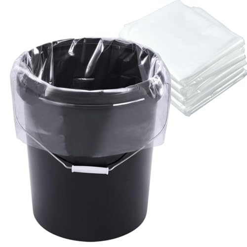HningBuyox 30 Pack 5 Gallon Bucket Liner Bags, 4 Mil Thicker Turkey Brine Bags for Marinating and Brining, 20