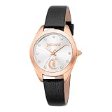 Just Cavalli Women Analog Quartz Leather Strap Watch JC1L309L0035