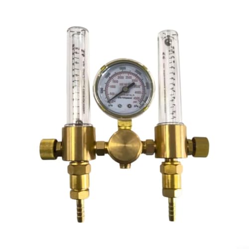 Régulateur de pression de gaz Argon avec double vanne CGA580 G5/8