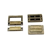 10 pièces boîte en bois ancienne serrure bijou vis W-010 Bronze