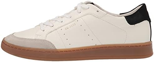 Sam Edelman Women's Josi Sneaker, White/Black, 5 | Image 7