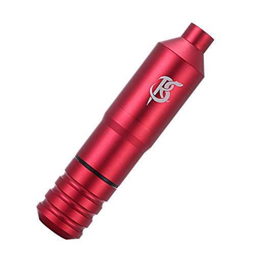 Rattlesnake Cartridge Pen Rotary Tattoo Machine Japan Motor with RCA Cord (red)