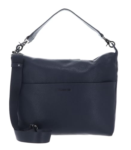 Sac hobo Mandarina Duck Mellow en cuir bleu marine pour femme