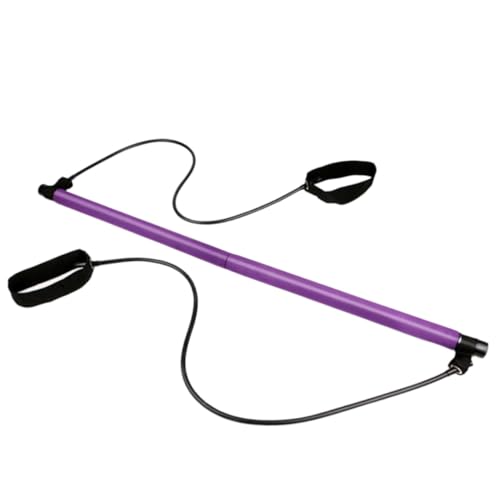 Barre élastique fitness rose contre le manque de temps pour muscler jambes et bras chez soi
