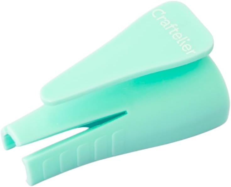 Craftelier - Binder Ring Opener & Closer Tool, Zip-Style Mechanism for Loose Leaf Paper, Notebooks & School Supplies, Ideal for Office, Home & Classroom Use, Mint Color
