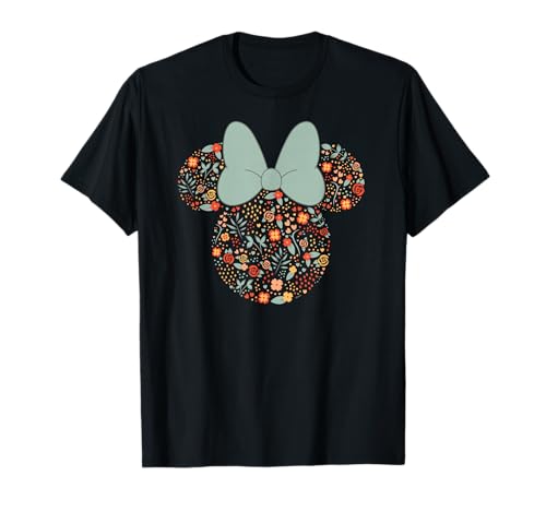 Disney Minnie Mouse Spring Head Icon with Bow Springtime T-Shirt