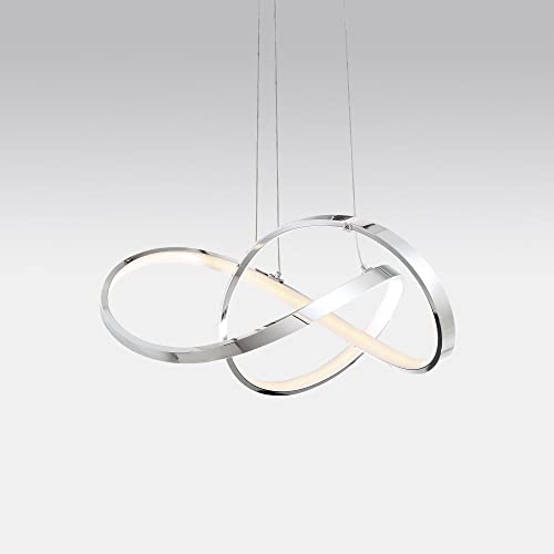 Wac Lighting Dweled, Vornado 20In Led Pendant 3000K In Chrome #TOP4