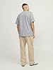JACK & JONES Men's Jjecorp Logo Tee Ss Crew Neck Noos T-Shirt, Grey (Light Grey Melange Detail: Slim Fit - Melange), X-Large #2