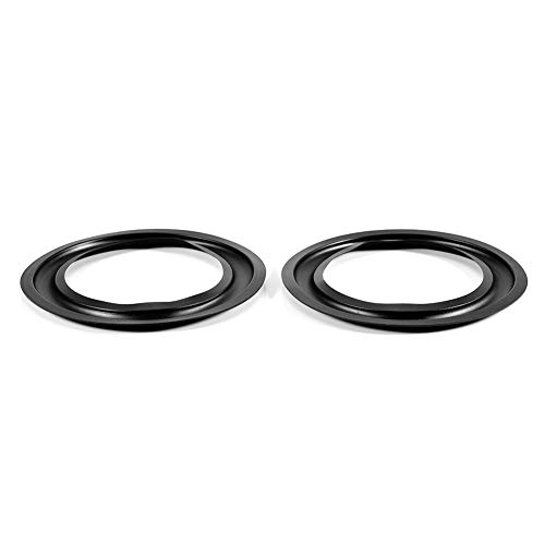 Borda de borracha de alto-falante, 2 peças peças peças de reparo de alto-falante com borda de borrac