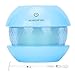 Przenośny Mini Nawilżacz, Ultradźwiękowy Nawilżacz Cool Mist, 150 Ml Kolorowy Cichy Nawilżacz USB do ładowania, z Lampką Nocną, Nawilżacz Biurkowy, dla Dziecka Office Home Car(niebieski)